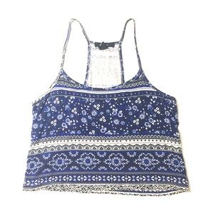 Blue crop top!